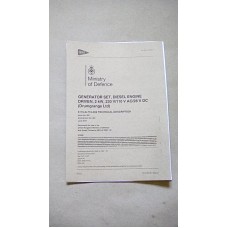 GENERATOR SET DIESEL 2KW 230V 110V AC 28VDC DRUMGRANGE TECHNICAL DESCRIPTION